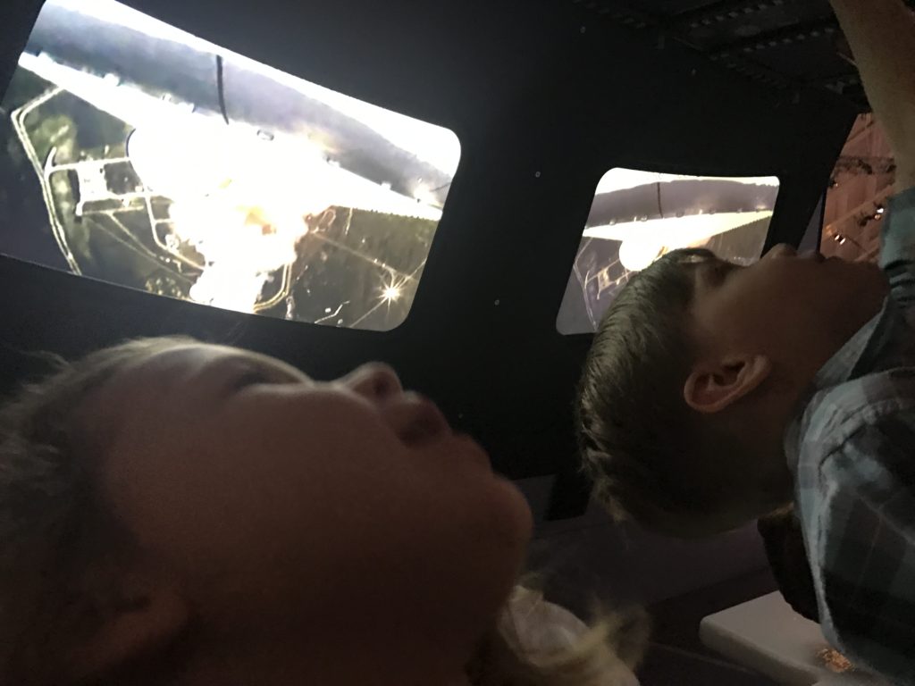 Johnson Space Center flight simulator