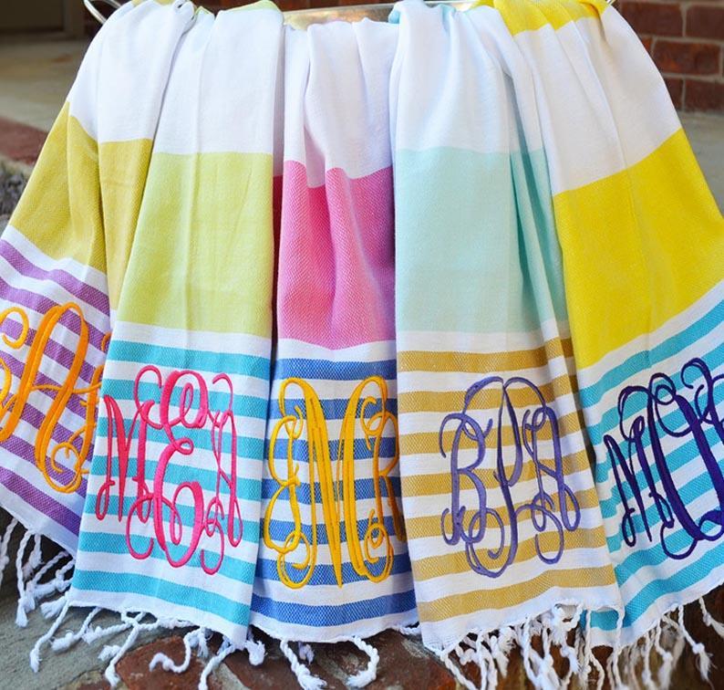 Colorful Turkish towels