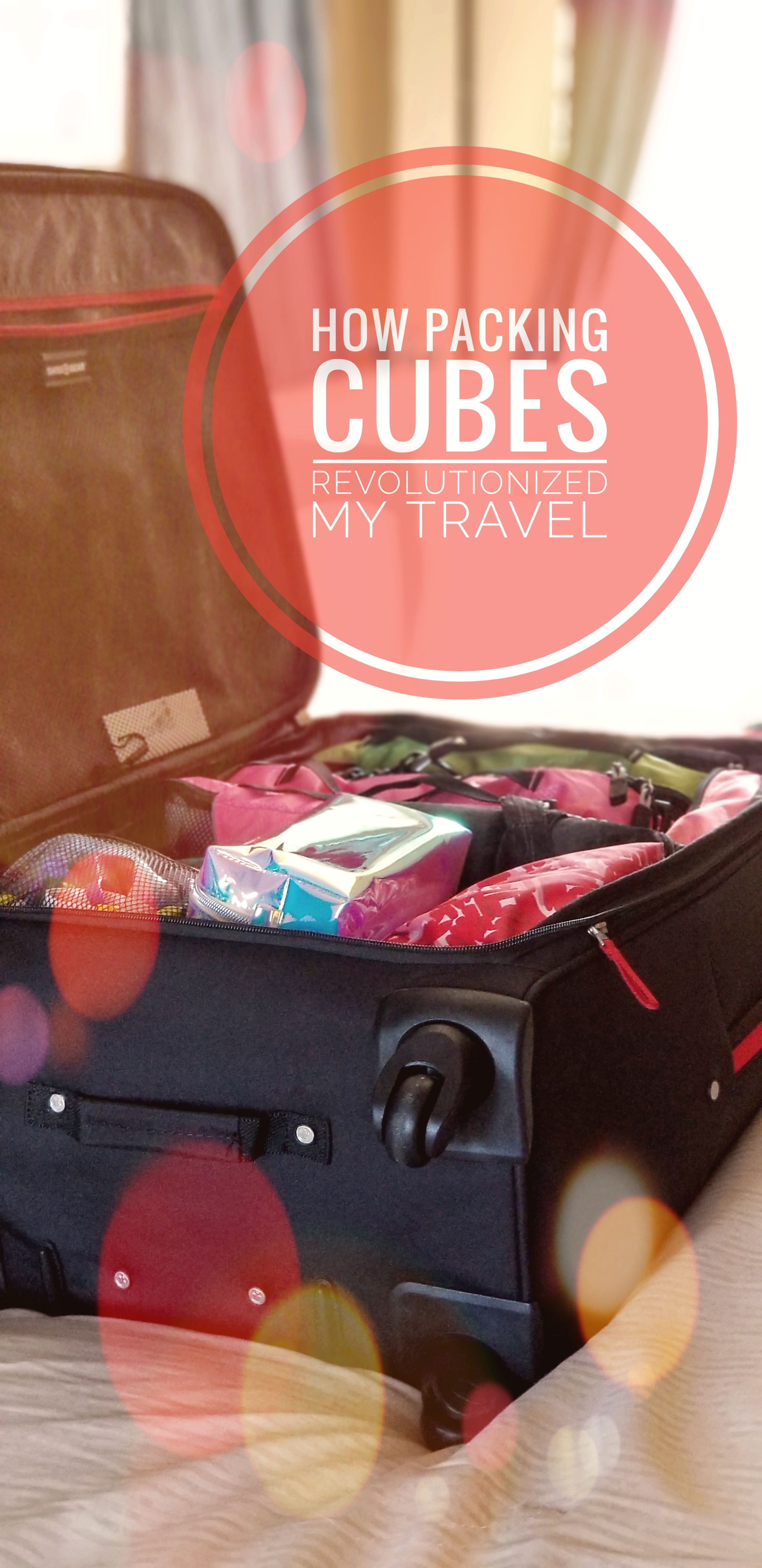 Travel With packing cubes